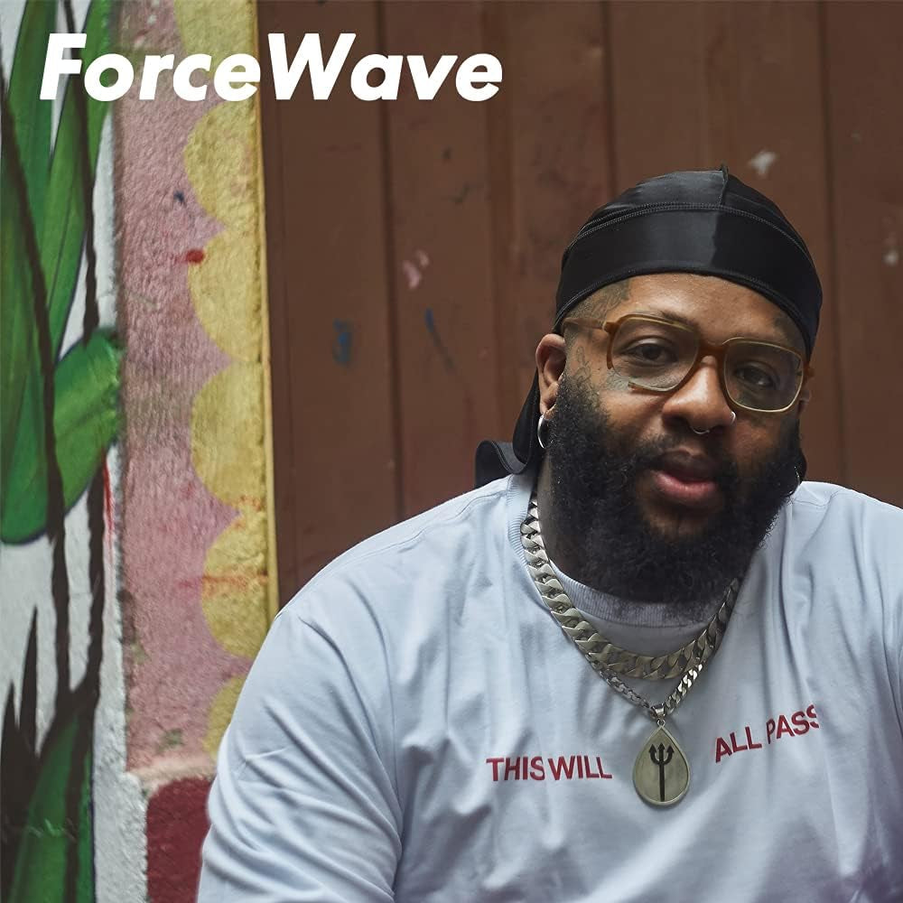 4PCS Silky Durags for Men Women 360 Waves with 1 Wave Cap, Silky Satin Durag Extra Long Tails - PHamily Hair Care 