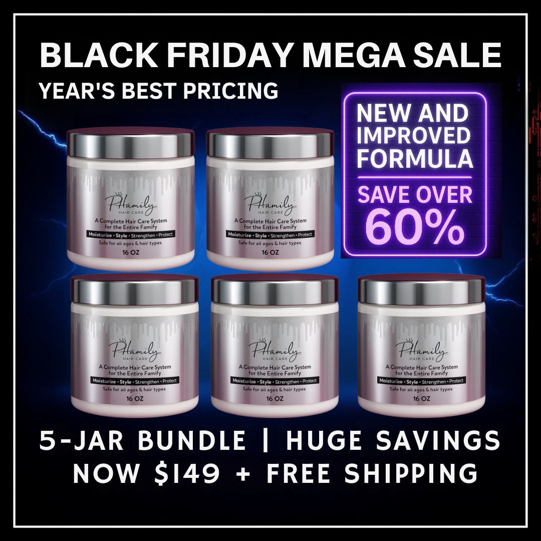 Black Friday Exclusive: New Accelerated Formula 5-Pack - PHamily Hair Care 
