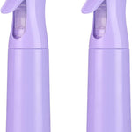 Continuous Spray Bottle for Hair (10.1Oz/300Ml) 2 Pack Home Essentials Spray Bottles for Cleaning Empty Ultra Fine Water Mister Sprayer for Hairstyling Garden Plants Curly Hair Perfume Etc