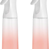 Continuous Spray Bottle for Hair (10.1Oz/300Ml) 2 Pack Home Essentials Spray Bottles for Cleaning Empty Ultra Fine Water Mister Sprayer for Hairstyling Garden Plants Curly Hair Perfume Etc