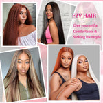 Hair Extension Clip-Ins - Real Human Hair Extensions 120G 8Pcs 18Inch,Soft & Natural Straight Double Weft for Women #P427 Chocolate Brown to Honey Blonde Extensions Real Human Hair Clip Ins