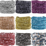 Headband Neck Gaiter Head Wrap Headwear Face Mask Magic Scarf Bandana for Men and Women