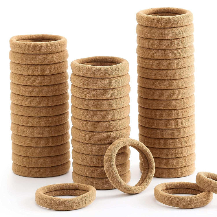 100PCS Black Hair Ties for Ponytails 