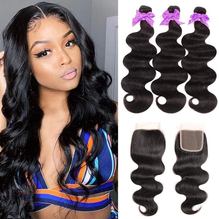 3 Bundles of Human Hair Extensions
