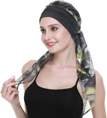 Chemo Headwear Turbans for Women Long Hair Head Scarf Headwraps Cancer Hats